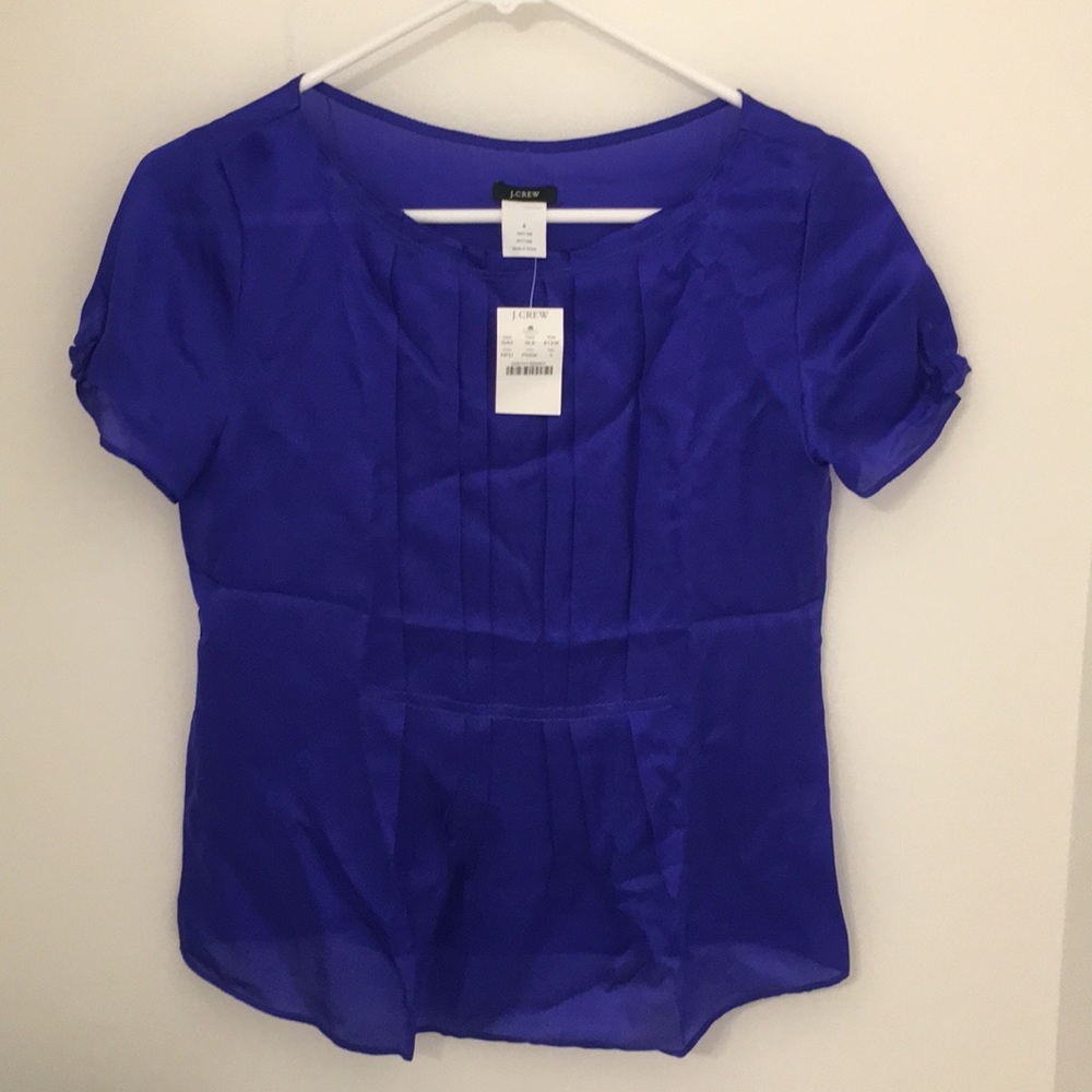 NWT J. Crew Silk Joelle Blouse